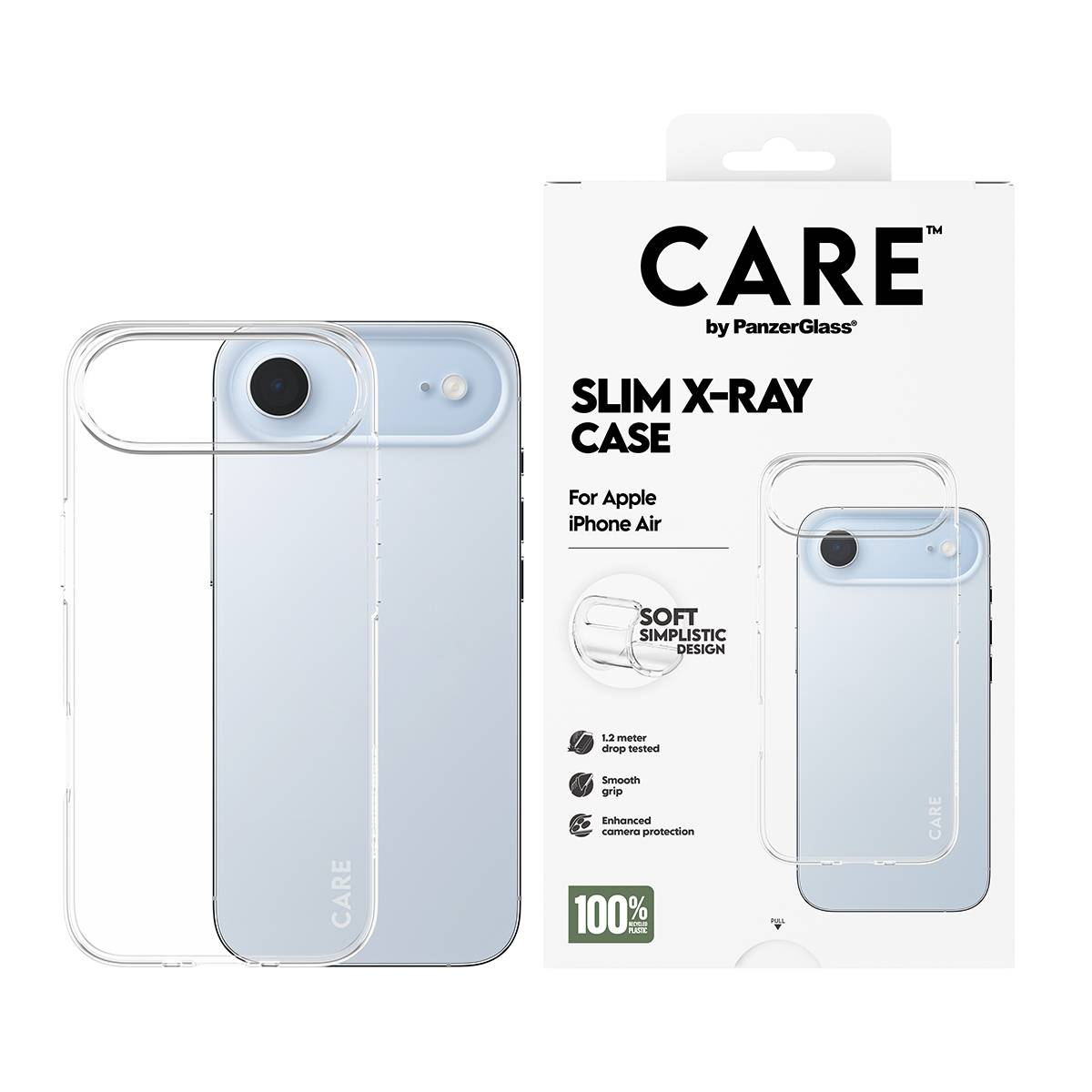 PanzerGlass CARE Fashionable Case transparent X-Ray Soft Basic iPhone 17 Air-2