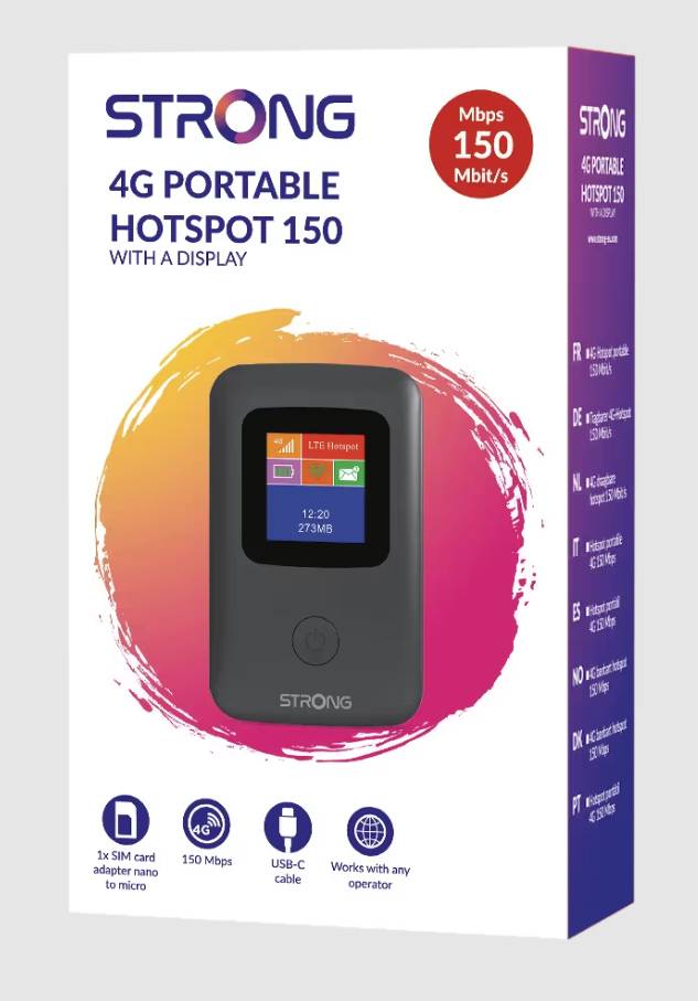 Strong Mobiler Hotspot - 4G - 150 Mbps - 802.11b/g/n-3