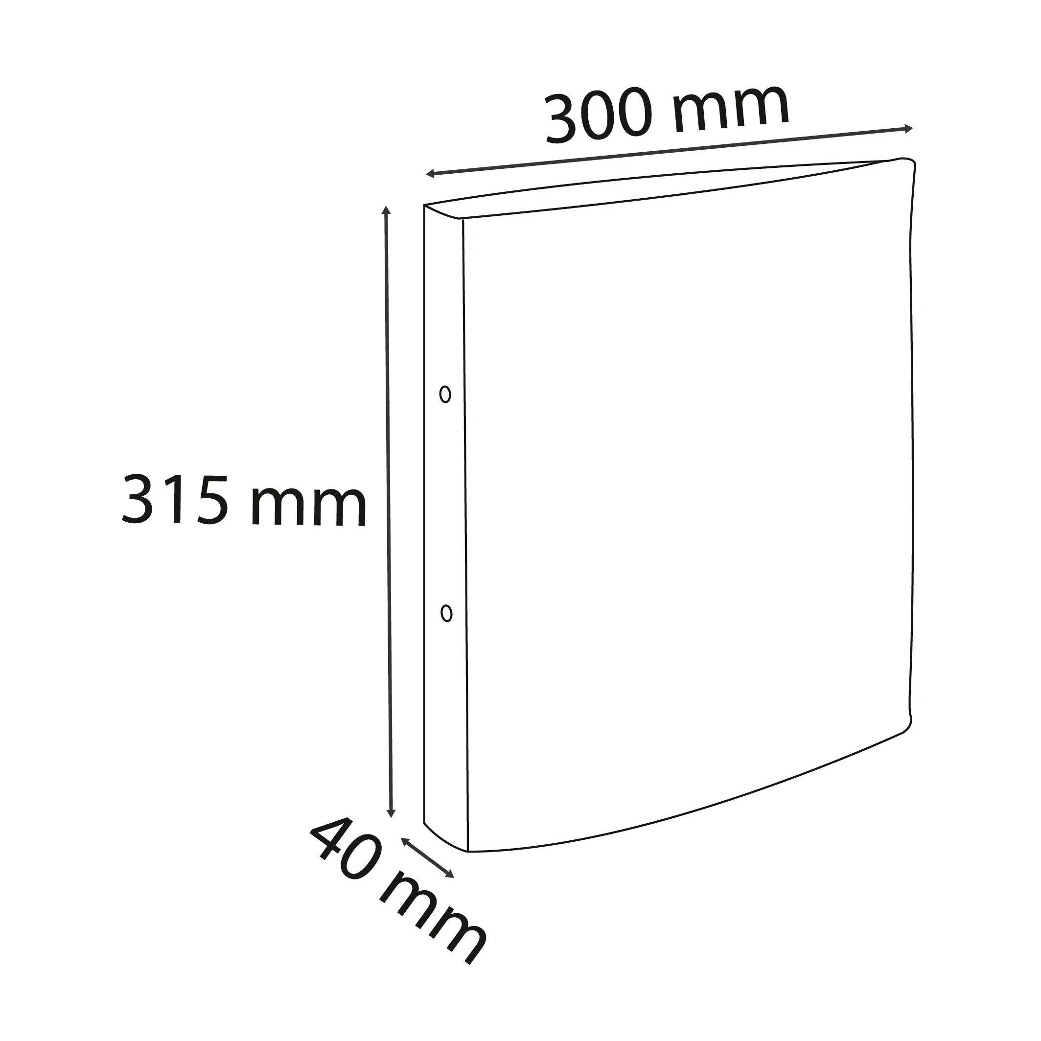EXACOMPTA Ringbuch Aquarel, 2-Ring-Mechanik, zitrusgelb (8702319)-2