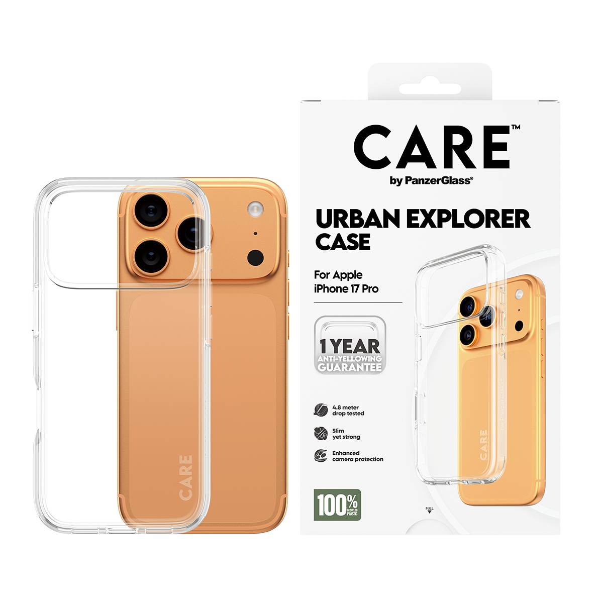 PanzerGlass CARE Flagship Case transp. Urban Explorer Clear Frame iPhone 17 Pro-1