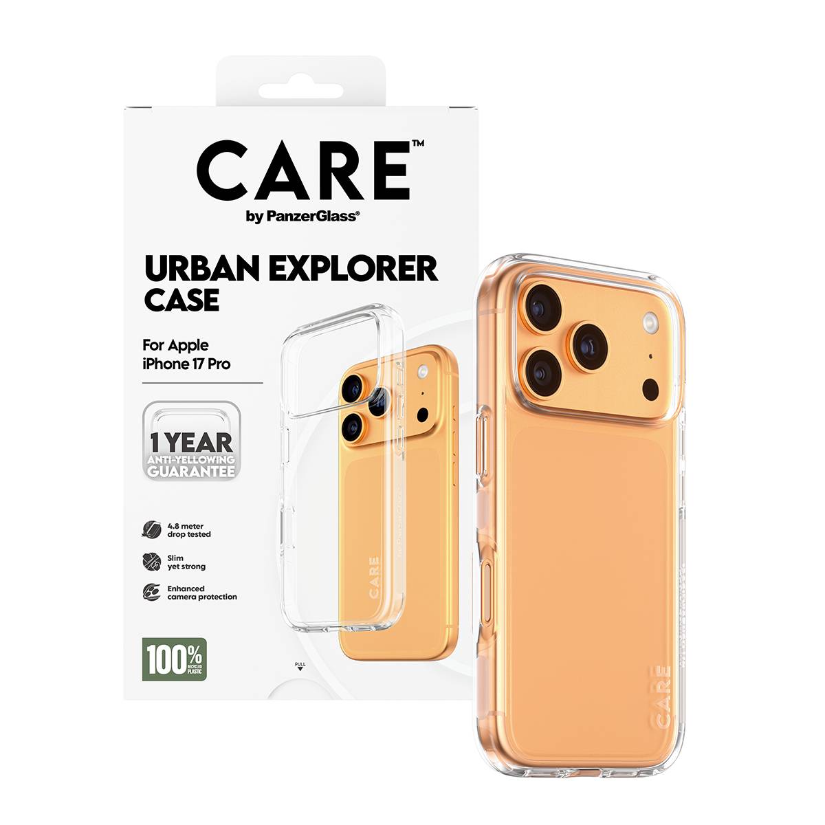 PanzerGlass CARE Flagship Case transp. Urban Explorer Clear Frame iPhone 17 Pro-4