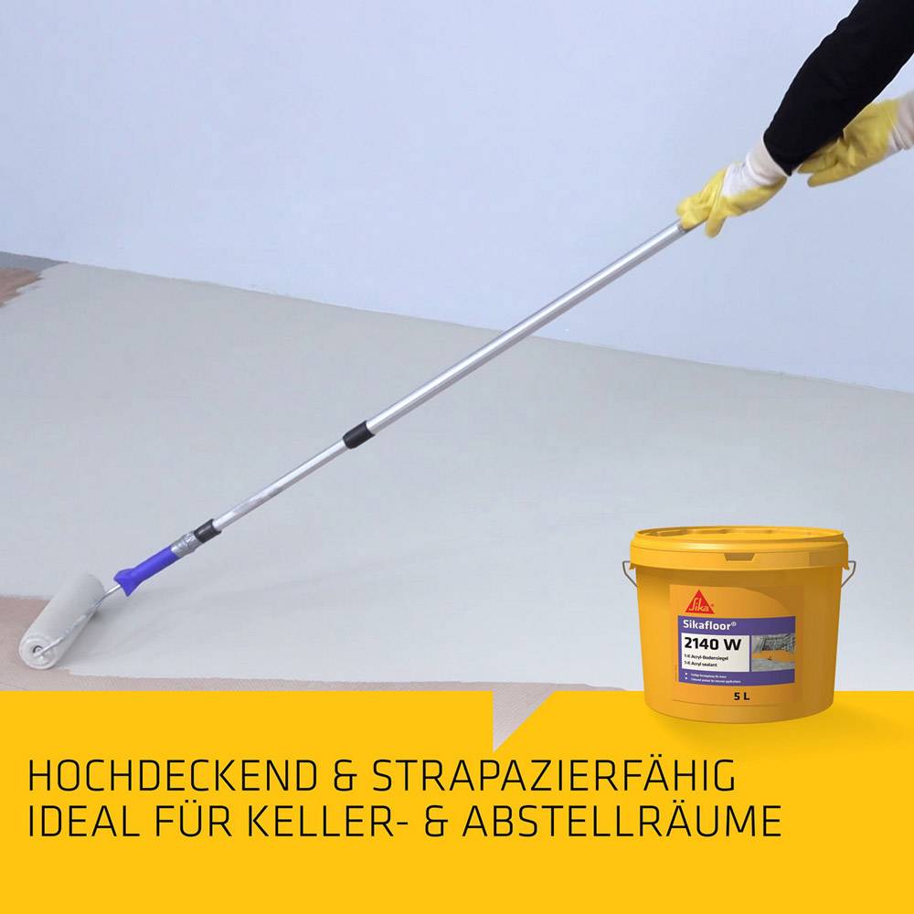 Sikafloor-2140W kieselgrau Acryl-Versiegelung 5 Liter-2