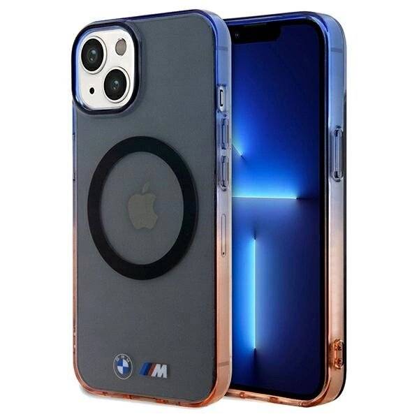 BMW Gradient Bumper MagSafe Hülle iPhone 15 Plus / 14 – Grau-0