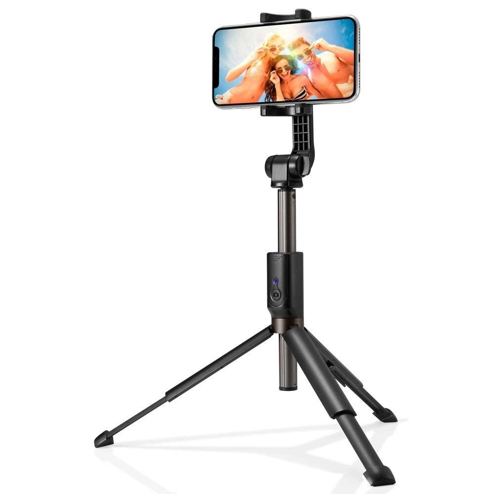 Spigen S540W Bluetooth-Selfie-Stick Stativ – Schwarz-0