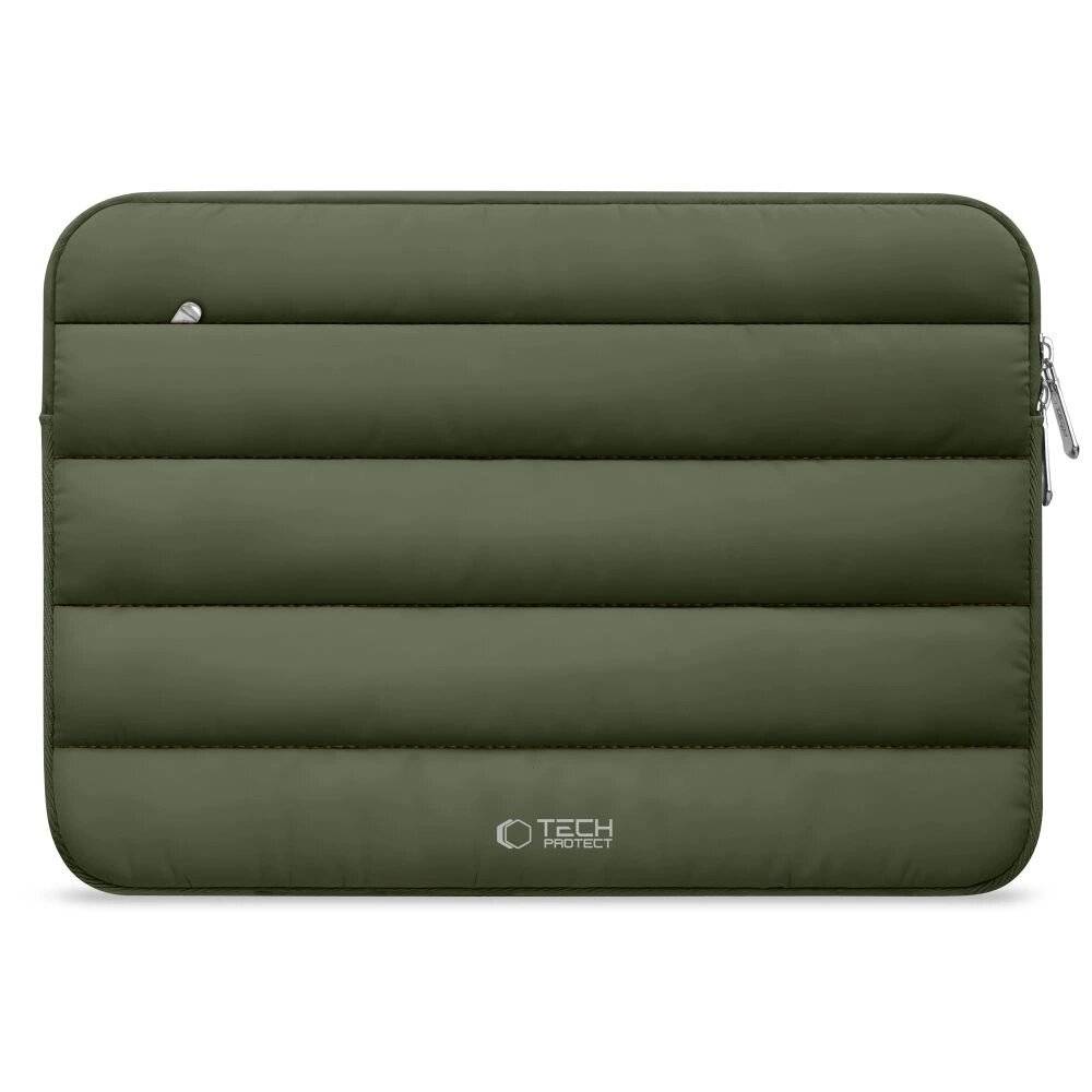 Tech-Protett Fluffy Laptoptasche 13-14 - Grün-0