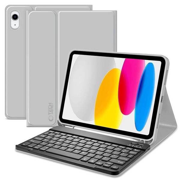Tech-Protect SC Pen + Tastaturhülle iPad 10,9″ 2022 10. Gen. / 11″ 2025 11. – Grau