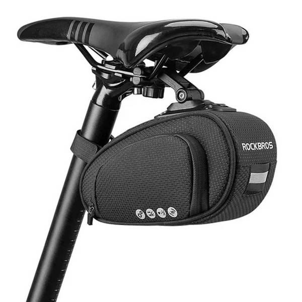 Rockbros C40 Fahrradtasche unter Sattel – schwarz