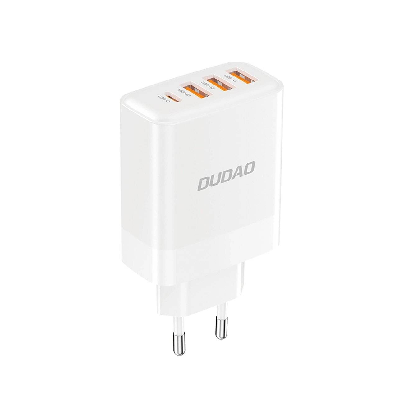 Dudao A5HEU Netzwerkladegerät 3x USB-A 1x USB-C PD20W - Weiß-0