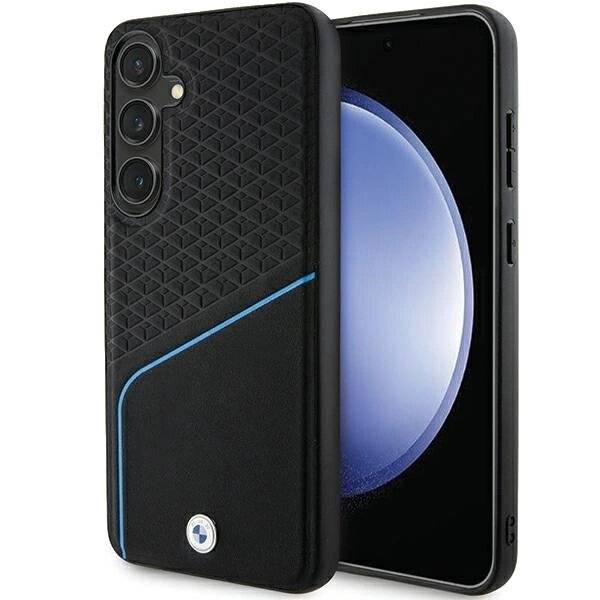 BMW BMHMS24S23RDCLK S24 S921 schwarz/schwarzes Hardcase Signature Leather Textured & Line MagSafe