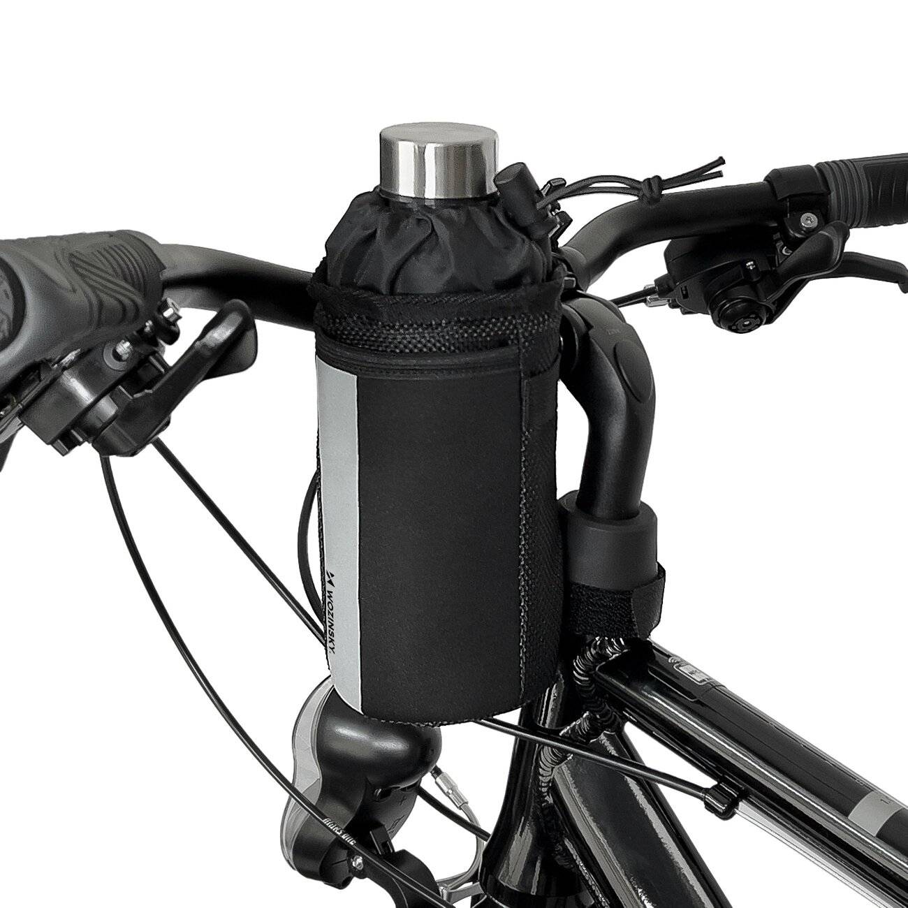 Wozinsky Thermo-Flaschentasche Fahrrad Roller 1l schwarz WBB29BK-0