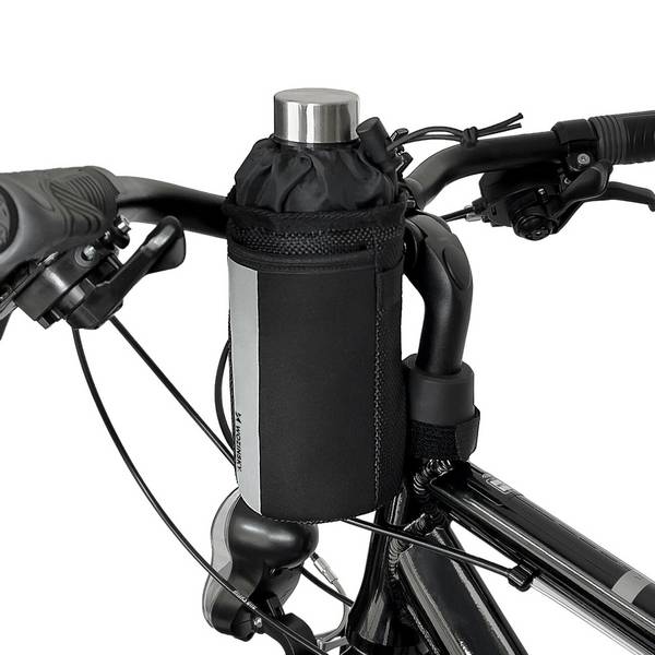 Wozinsky Thermo-Flaschentasche Fahrrad Roller 1l schwarz WBB29BK