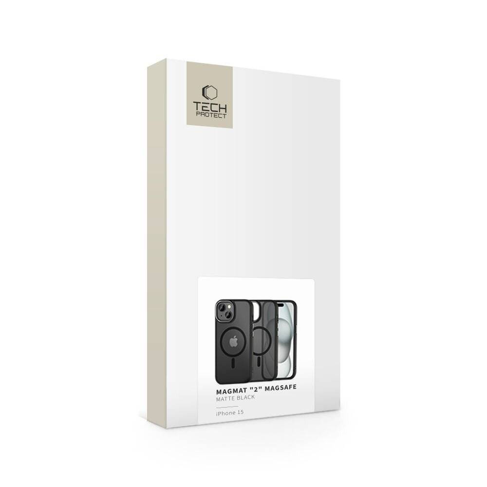Tech-Protect MagMat 2 MagSafe-Hülle iPhone 15 – mattschwarz-1