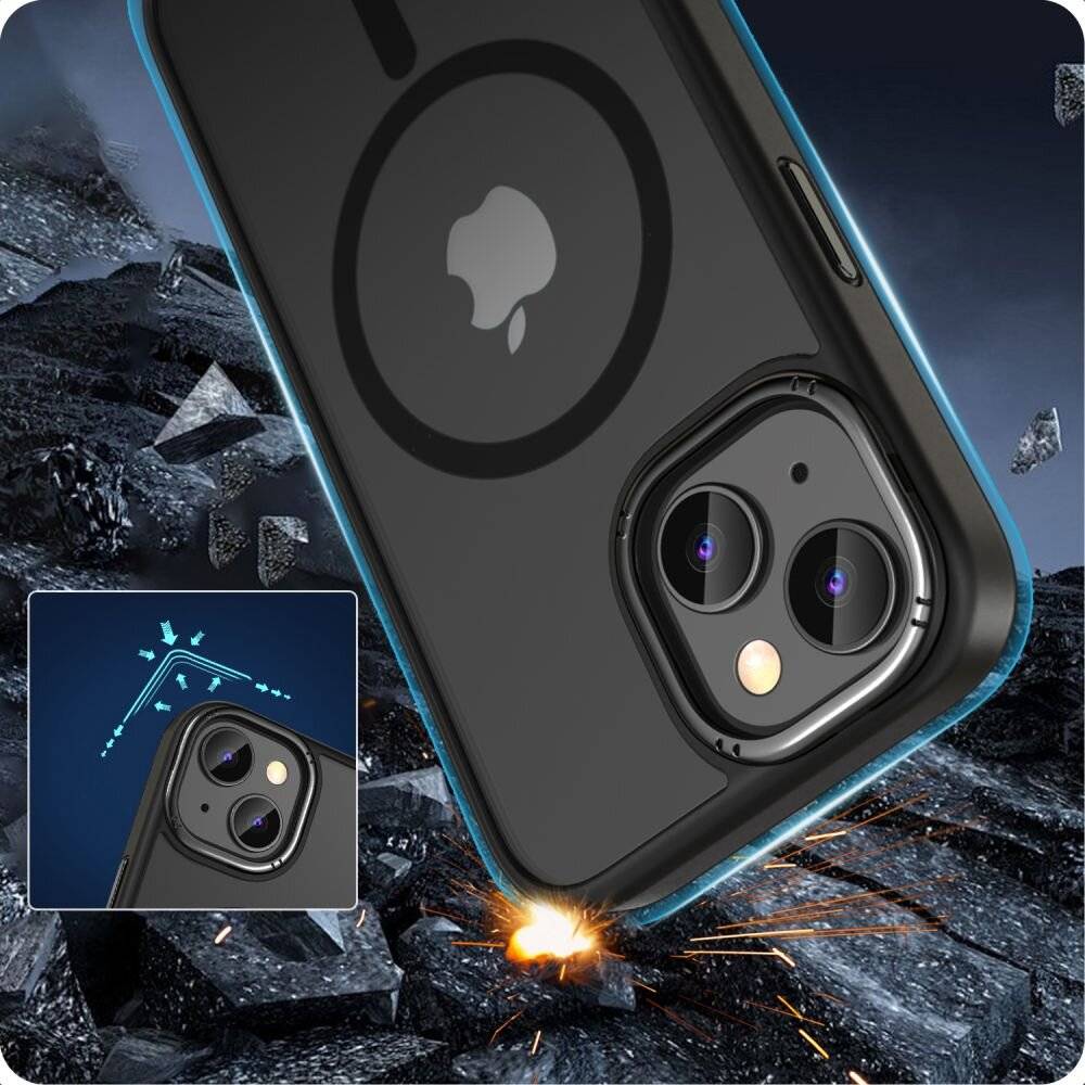 Tech-Protect MagMat 2 MagSafe-Hülle iPhone 15 – mattschwarz-2