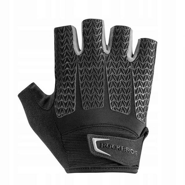 Rockbros S169BGR S Fahrradhandschuhe Gel-Einsätzen – Grau