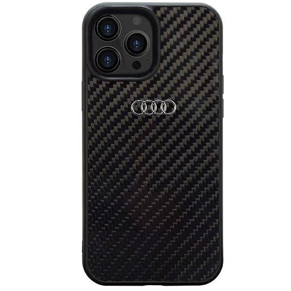 Audi Carbon Fiber iPhone 13 Pro Max 6,7″ schwarz/schwarz Hardcase AU-TPUPCIP13PM-R8/D2-BK-0