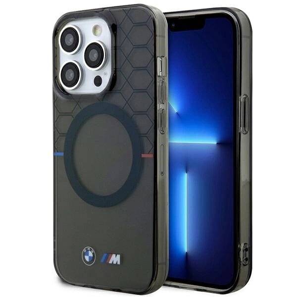 BMW Pattern MagSafe Hülle iPhone 13 Pro Max – grau-0