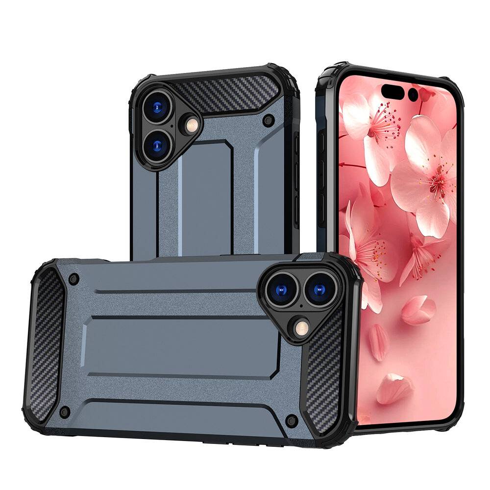 Hybrid Armor Panzerhülle iPhone 16 – Blau-1