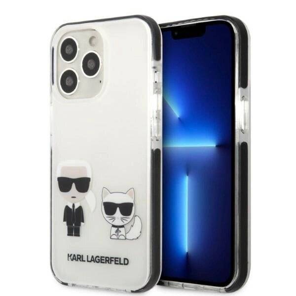Karl Lagerfeld KLHCP13XTPEKCW iPhone 13 Pro Max 6.7″ Hardcase weiß/weiß Karl&Choupette-0