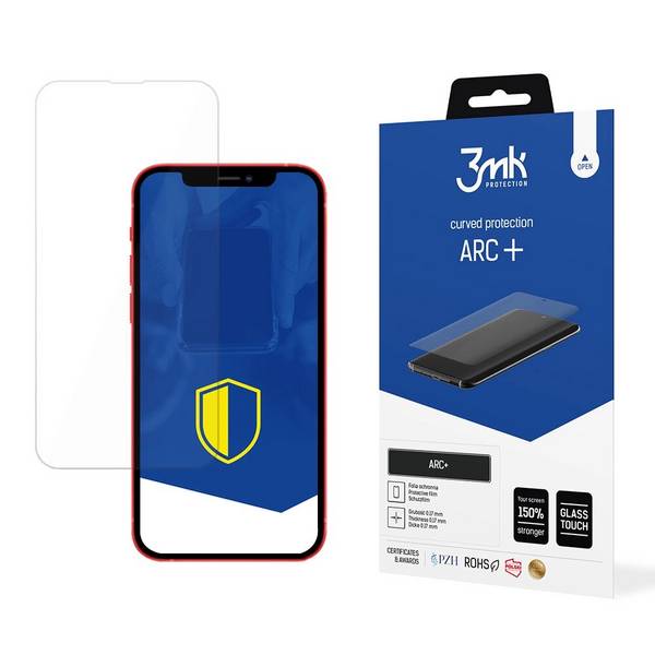 Ultradünner Displayschutz iPhone 13 3mk ARC+ Serie