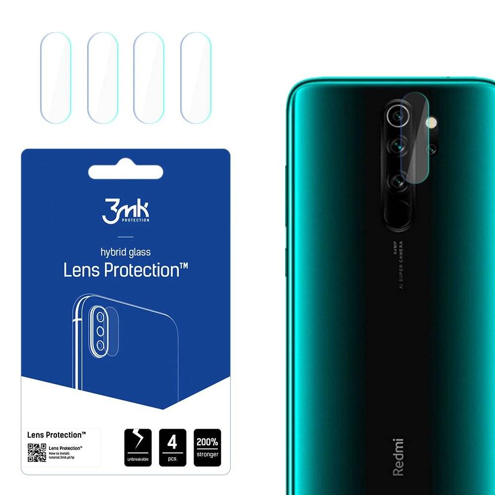 3mk Lens Protection™ Hybrid-Kameraglas Xiaomi Redmi Note 8 Pro-0