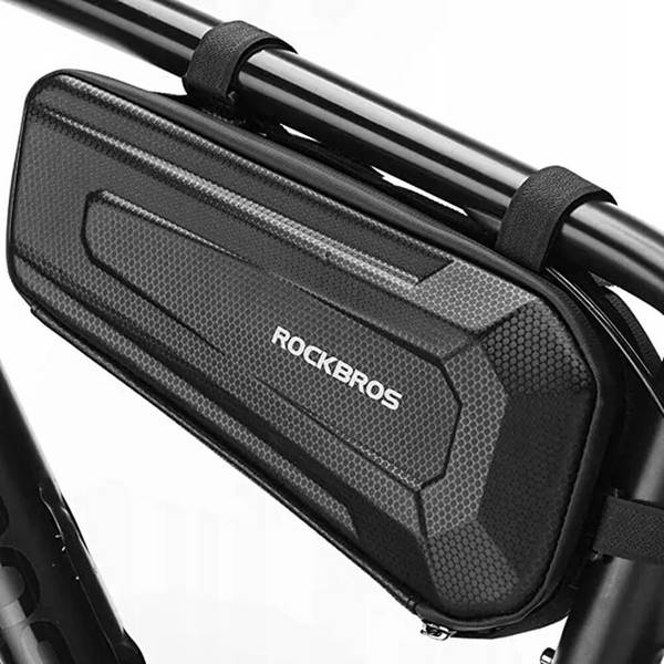 Rockbros B67 wasserdichte Fahrradtasche Rahmen – Schwarz