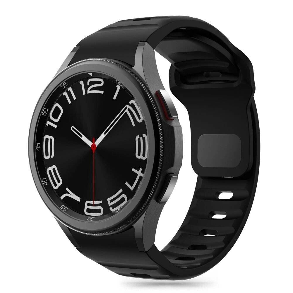 Tech-Protect Silikonband Samsung Galaxy Watch 4/5/5 Pro/6/7/FE – Schwarz-0