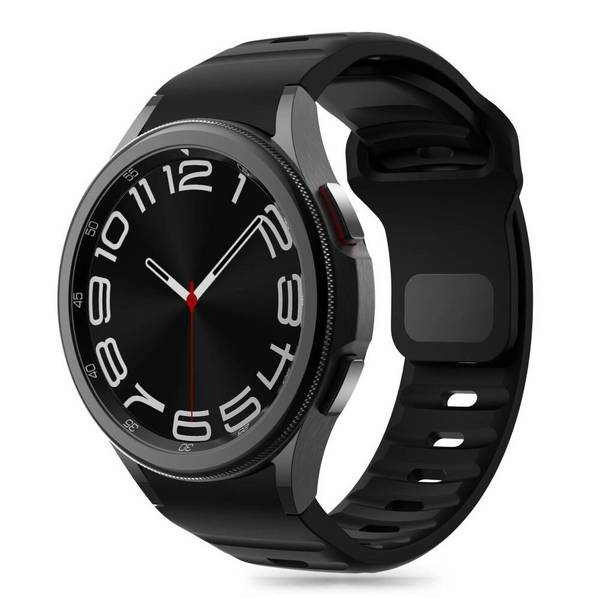 Tech-Protect Silikonband Samsung Galaxy Watch 4/5/5 Pro/6/7/FE – Schwarz