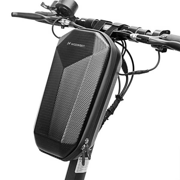 Wozinsky wasserdichte Scooter Lenkertasche 4l schwarz WSB2BK