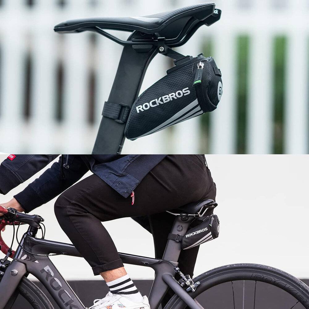 Rockbros C28 Fahrradtasche unter Sattel – schwarz-2