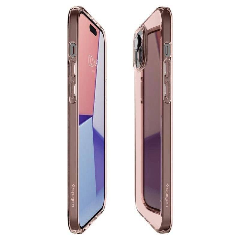 Spigen Crystal Flex Hülle iPhone 15 Plus – rosa transparent-0