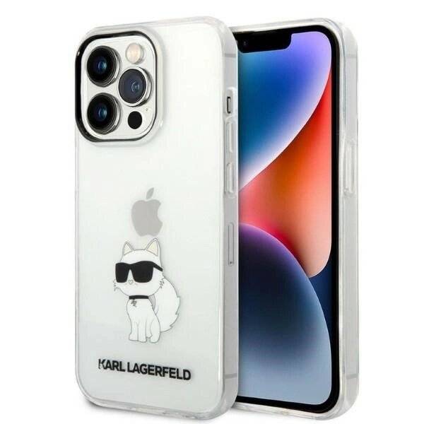 Karl Lagerfeld KLHCP14XHNCHTCT iPhone 14 Pro Max 6,7″ transparente Hardcase Ikonik Choupette