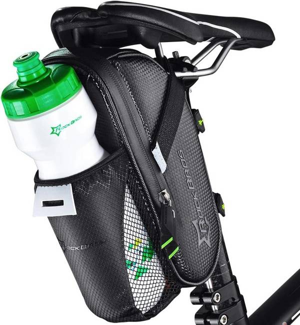 Rockbros C7-1 wasserdichte Fahrradtasche Sattelbefestigung 1,5l - Schwarz