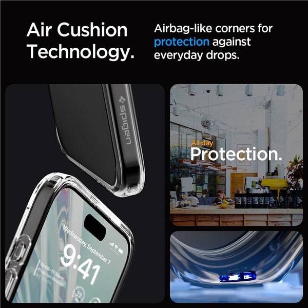 Spigen Crystal Hybrid-Hülle iPhone 15 Pro Max – transparent