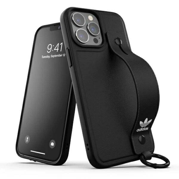 Adidas OR Hand Strap Case iPhone 13 Pro Max 6,7" schwarz/schwarz 47139
