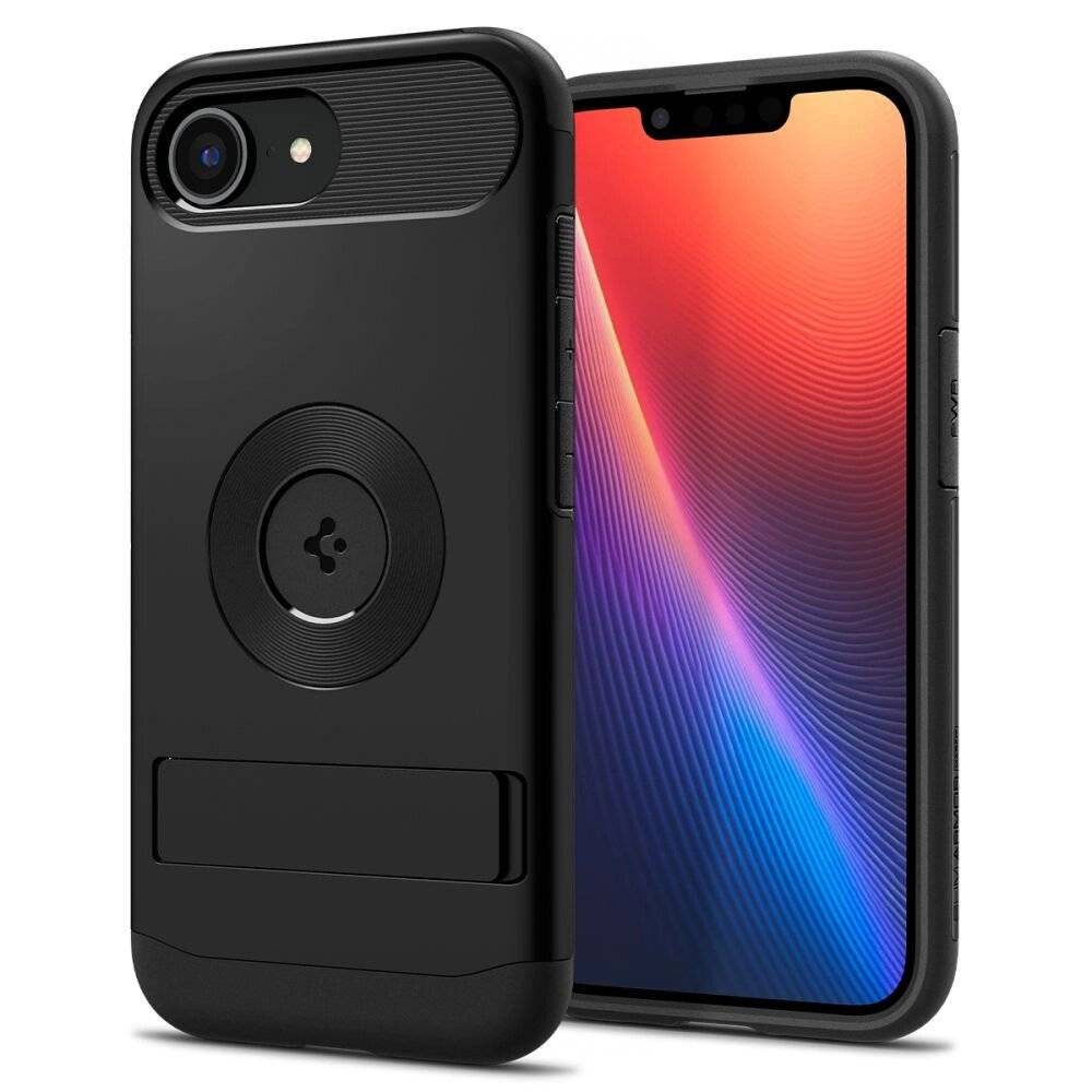 Spigen Slim Armor MagSafe iPhone 16e Hülle - Schwarz