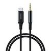 Choetech AUX006 USB-C auf 3,5-mm-Miniklinkenkabel, 1 m, Schwarz