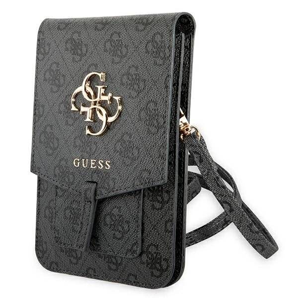 Guess 4G Big Logo Handtasche - grau-0