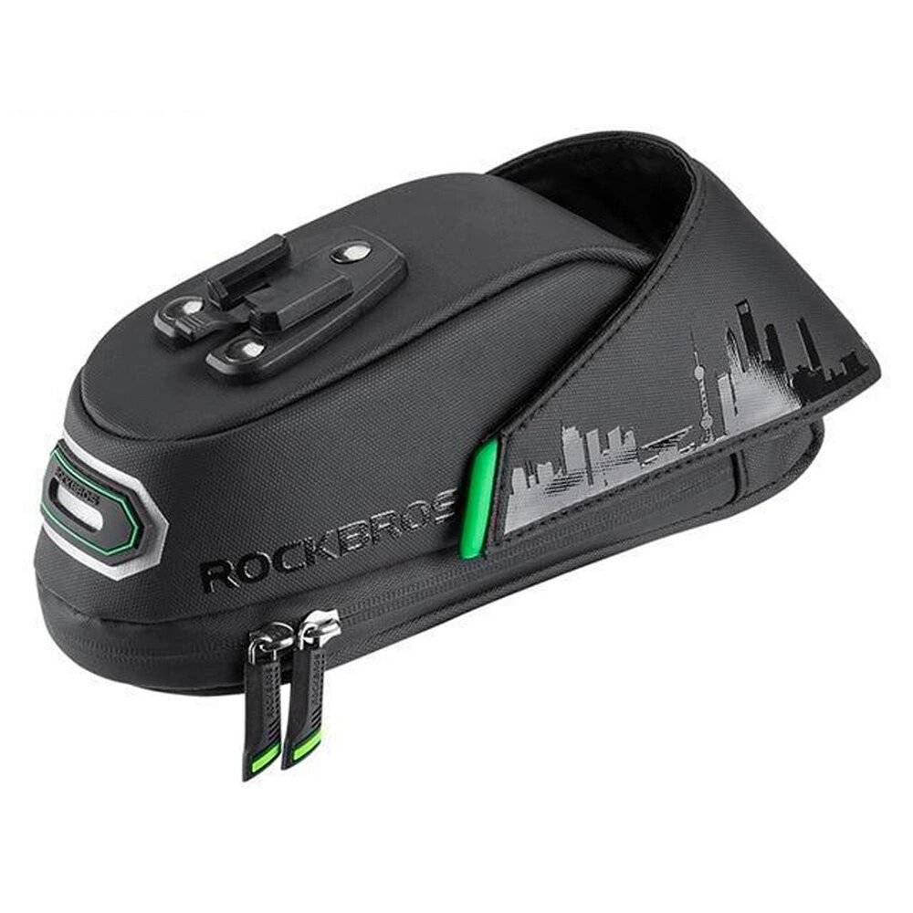 Rockbros C27-1 Fahrradtasche unter Sattel - Schwarz-0