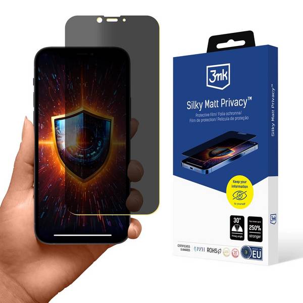 3mk Silky Matt Privacy Sichtschutzfolie iPhone 13 Pro Max