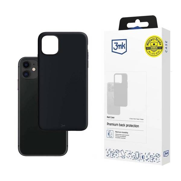 Apple iPhone 11 - 3mk Mattes Etui schwarz