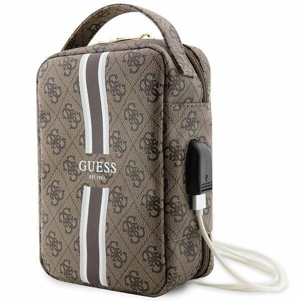 Guess Bag GUHBP4RPSW Organizer braun/braun 4G bedruckte Streifen-0
