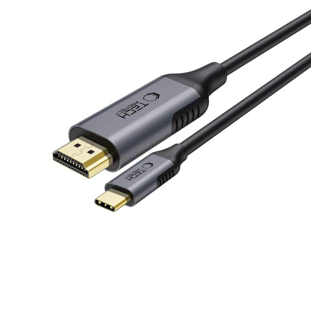Tech-Protect UltraBoost USB-C / HDMI 60Hz Kabel 180cm - Schwarz-0