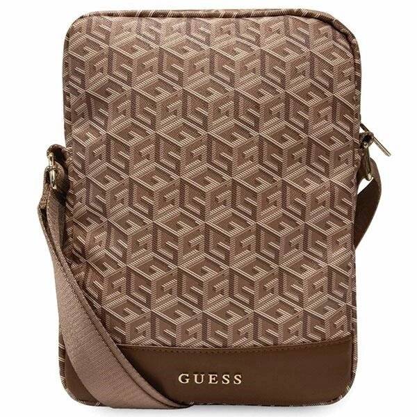 Guess Bag GUTB10HGCFSEW 10" braun/braune GCube Stripe Tablet-Tasche-0