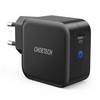 Choetech Q6006 GaN USB-C Wandladegerät, 61W Power Delivery, Quick Charge 3.0, Schwarz