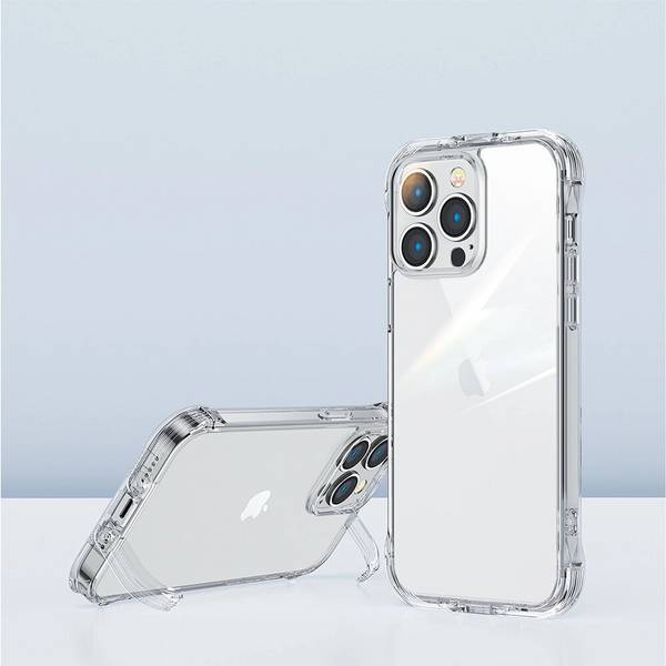 Joyroom Defender Series Case Cover iPhone 14 Pro Armored Hook Stand Clear JR-14H2