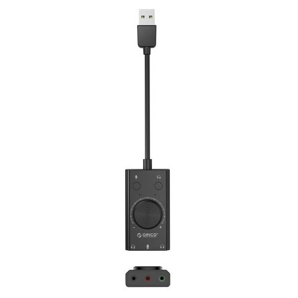 Orico SC2 Externe Multifunktions-Soundkarte USB-A - Schwarz