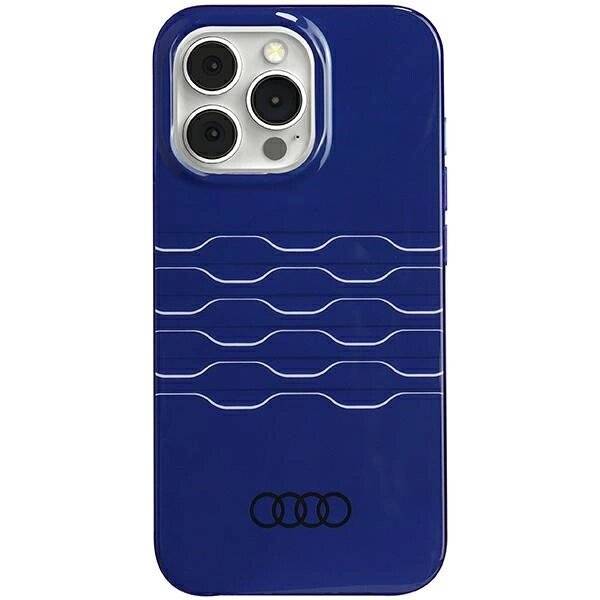 Audi IML MagSafe Hülle iPhone 13 Pro Max - blau-0