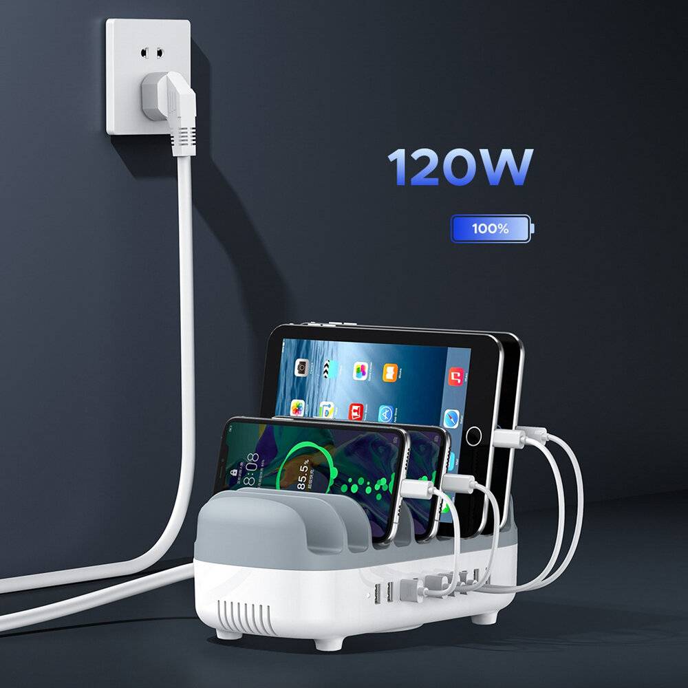 Orico DUK-10P-V1 Smart Ladestation 10 x USB-A - Weiß-2