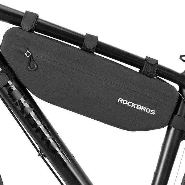Rockbros AS-043 Fahrradtasche Klettverschluss 3l - schwarz-0
