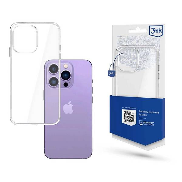 iPhone 14 Pro Silikonhülle 3mk Clear Case Serie